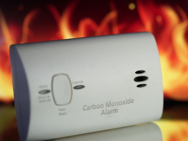 A carbon monoxide alarm.