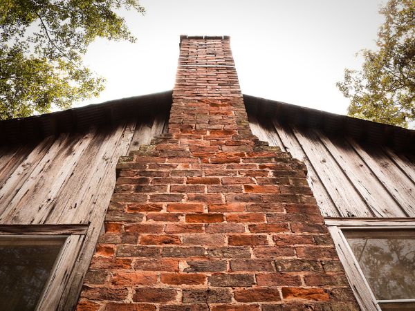 Chimney leak due to cracks, Brookfield, WI.