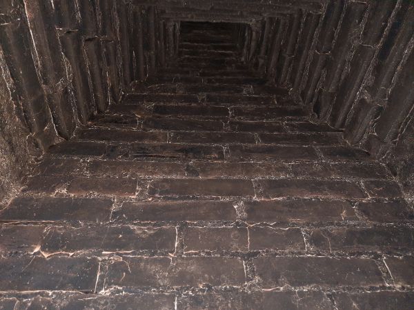 Upward view of a chimney, Waukesha, WI.